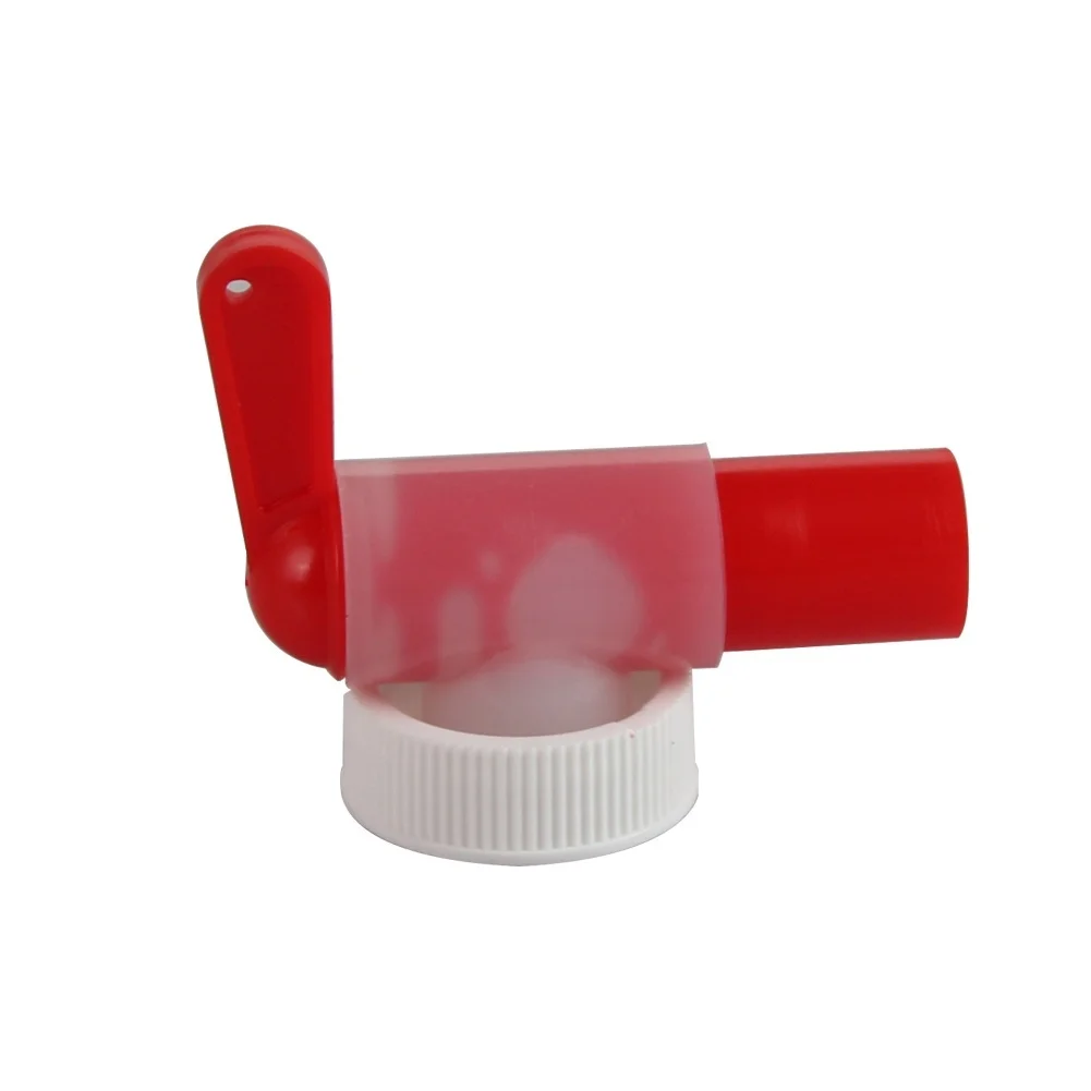 DN36 Red White Plastic Faucet for Horticultural Plant Nutrient Solution Suitable for 5 Liter and 10 Liter Tanks