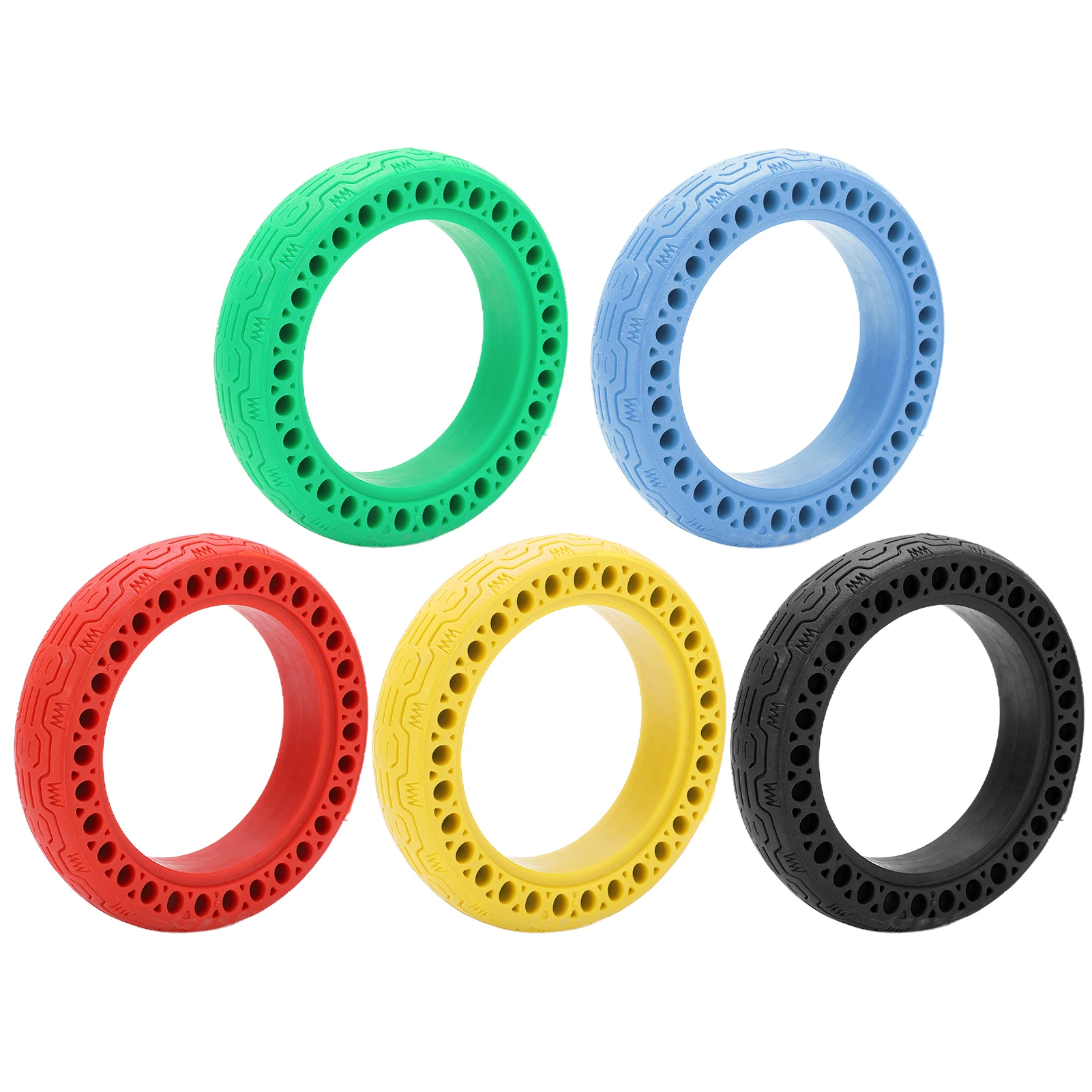 

8,5x2,0 полые шины для электрического скутера, противопрокольная нескользящая шина для M365, противопрокольная полая однотонная полая шина для электрического скутера