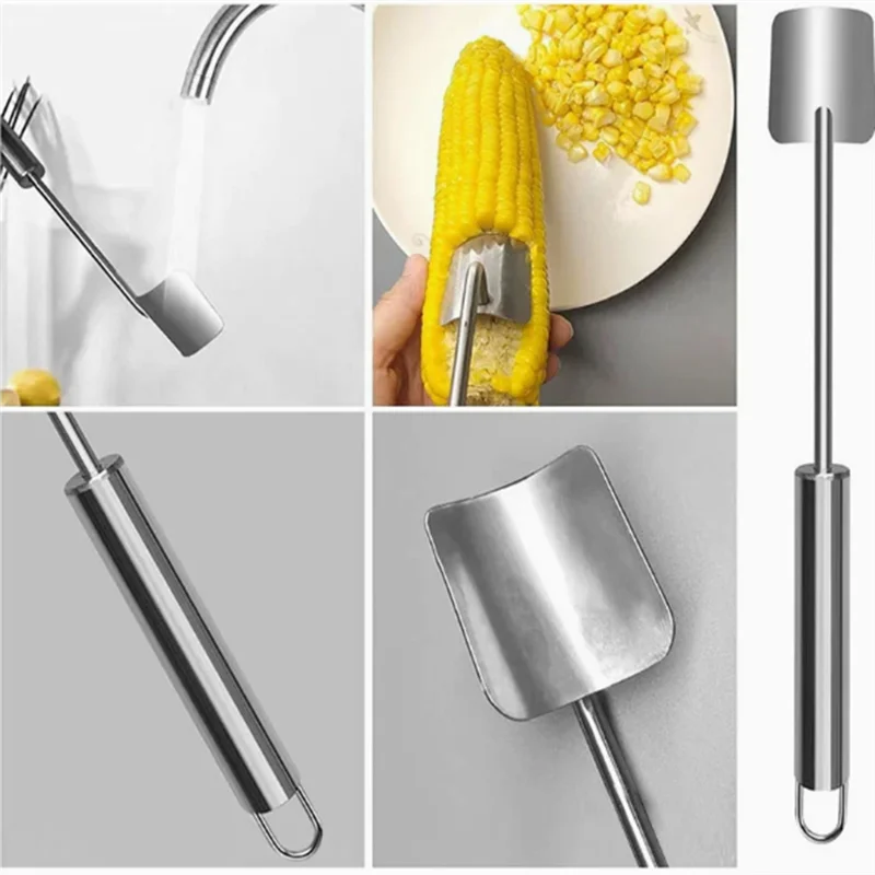 

A67M-Corn Peeling Tool Corn Cutter Corn Sheller Tool For Restaurant Home Kitchen Corn Peeling Tool