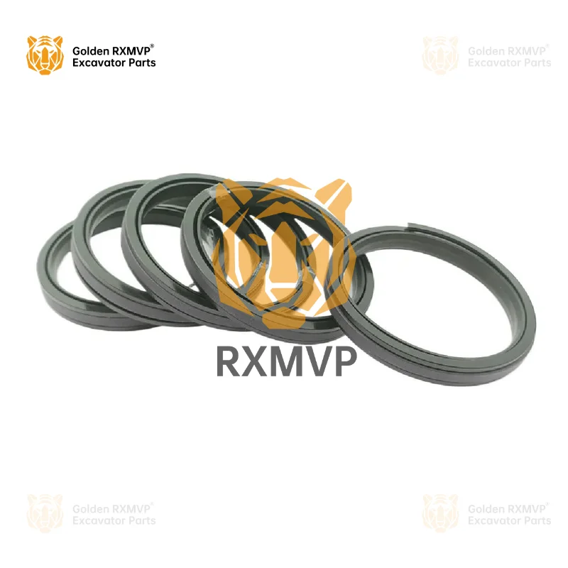 For Oem Spgw P502 100 Ptfe Hydraulic Cylinder Piston Rod Oil Seal Excavator Nbr Pom Waterproof Manufacturer