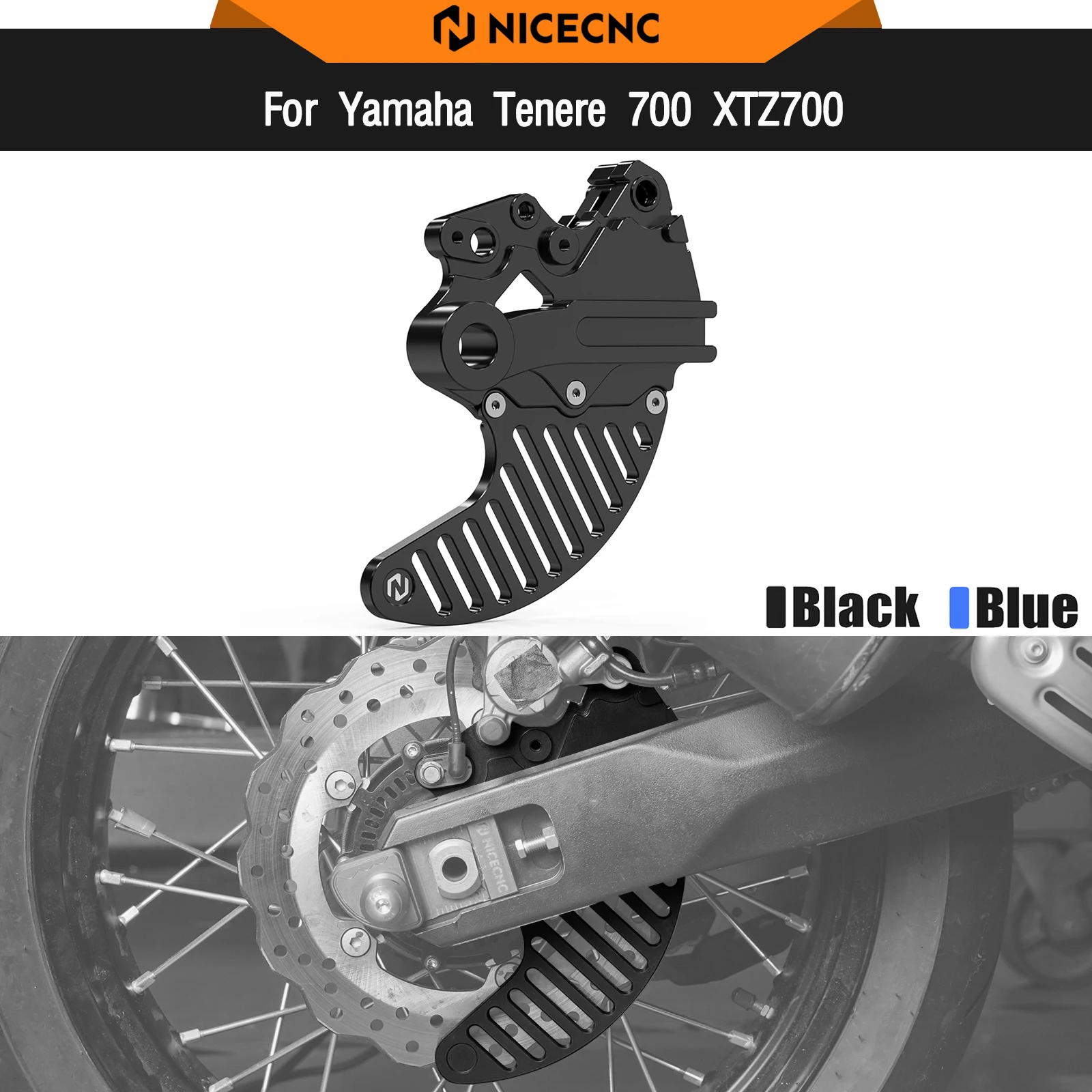 

For Yamaha Tenere700 T700 XTZ 700 2019-2024 Rear Brake Disc Guard Tenere700 XTZ700 XTZ TENERE700 T7 2019 2020 2021 2022 2023