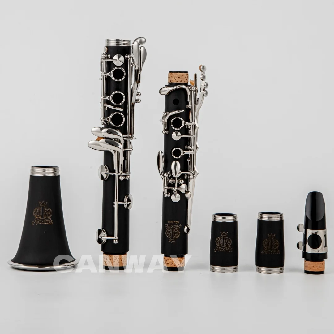 Czech Republic Amati Clarinet 17 Keys Bb B Flat Tone Professional Woodwind Instrument Bakelite  Complete accessories