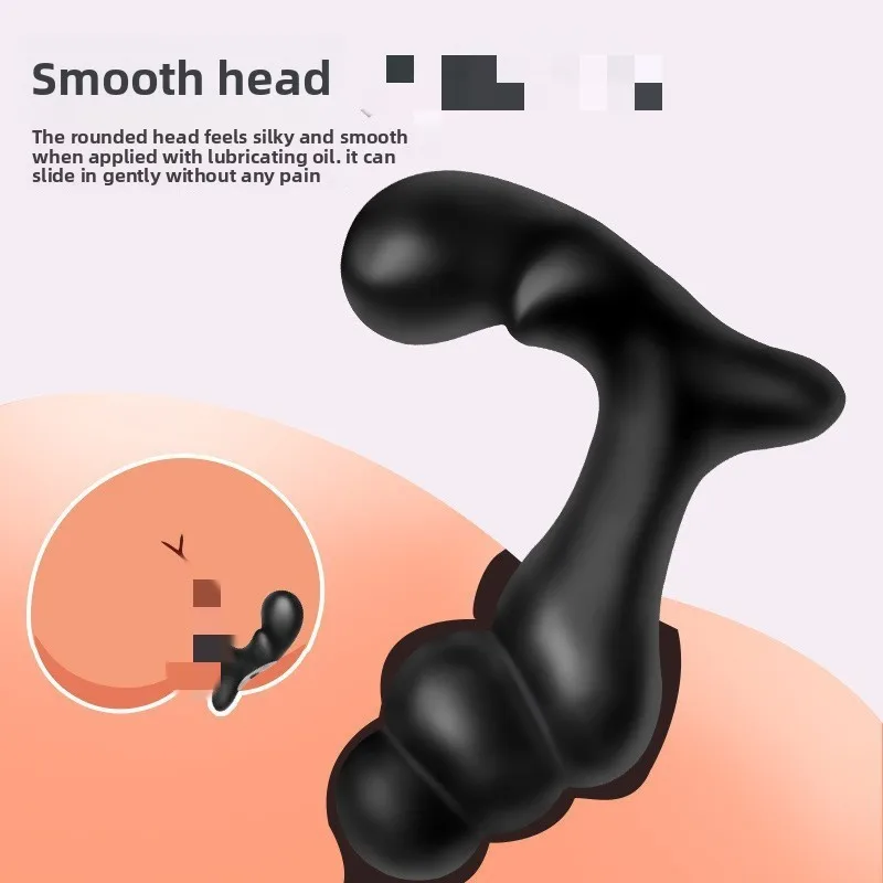 King Wireless Fernbedienung Vibrierender Anal Bead Plug Prostata-Massagegerät Anal Expander