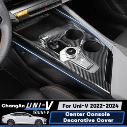 For ChangAn Uni-V UniV 2022-2024 Center Console Gear Shift Cover Scratch-resistant Automobiles Parts Accesorios Para Auto Tools