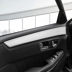 Stainless Steel Door Decoration Strips For Mercedes Benz E Class W212 2010-2015 Car Styling Interior Accessories