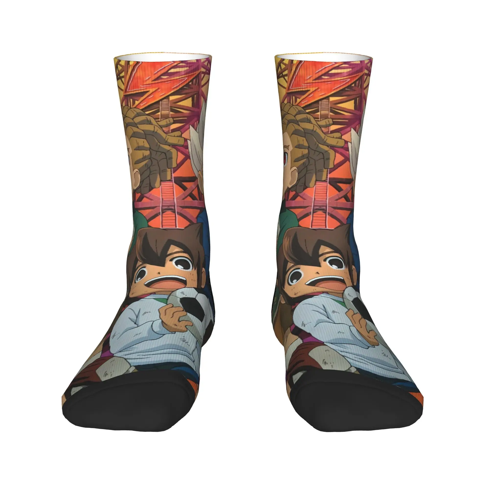 Frauen Männer Socken Inazuma Eleven Gouenji Strümpfe Anti Skid Weiche Socken Herbst Gothic Design Laufsport Socken