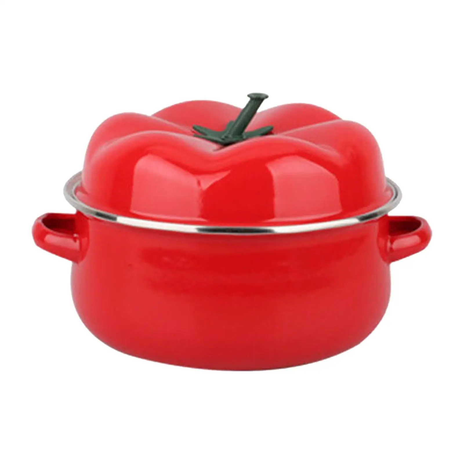 Tomato Shaped Pot 1.6L Simmer Pot Slow Cooker for Food Tea Noodles