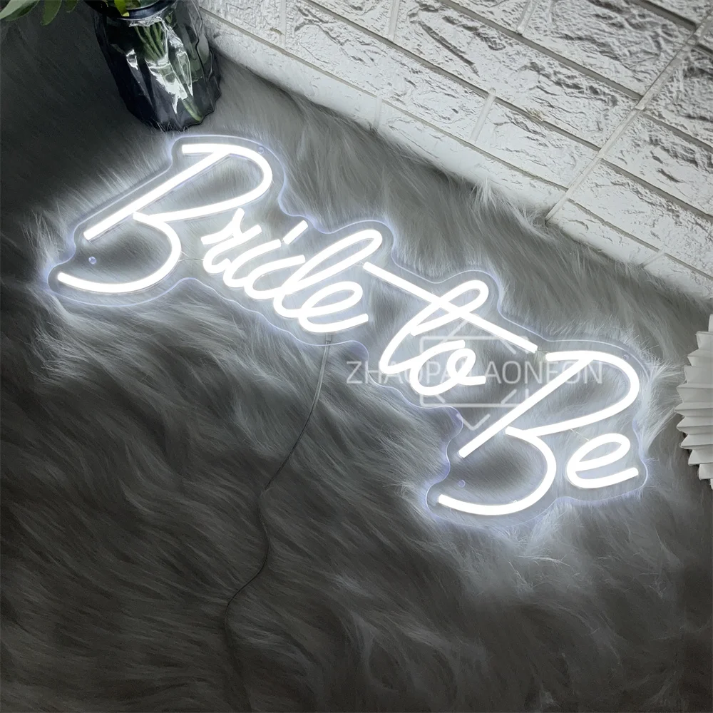 Bride To Be Neon Sign Home Art Wedding Party Bedroom Decoration Wedding Led Neon Lights USB Party Room Wall Decor Signs