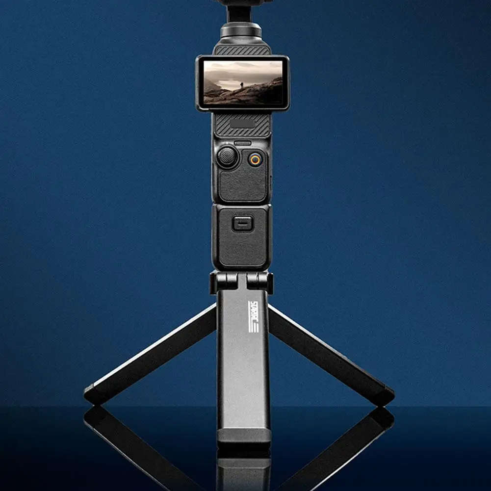 حامل ثلاثي مغناطيسي قابل للطي لكاميرا الحركة، حامل بث مباشر عالمي لحامل ثلاثي سطح المكتب Action5 #4