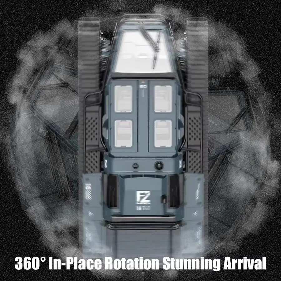 C8812 1:18 Full Scale Raupenpanzer Simulationsmodell LED-Licht RC Automodell Drift 2,4G Fernbedienung Geländewagen Jungengeschenke
