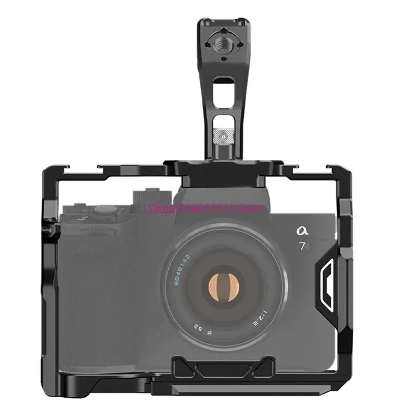 

Легкая алюминиевая камера верхняя рукоятка для камеры с камерой с 3/8 дюймом и 1/4 дюймом отверстия позиционирования и текстурой