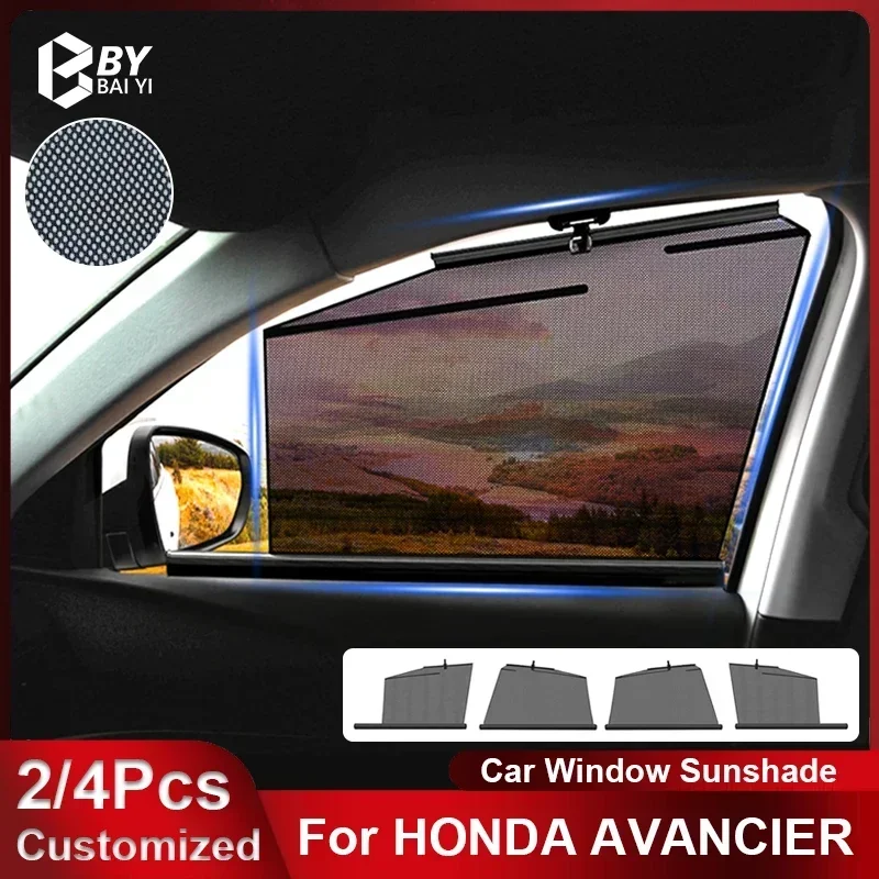 For HONDA AVANCIER 17-19 Car Lifting Window Sunshade Automatic Lifting Sun Shades Customizable Front Rear Windshield Protect