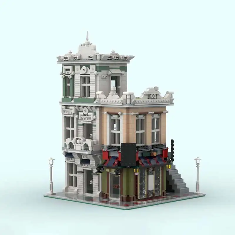 

MOC-165233 Modular Architecture Famous City Building Blocks Assembly Model Technology Bricks Toys For Children's Birthday Gift