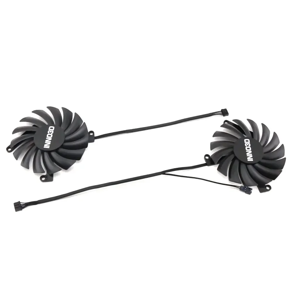 NEW CF-12910S RTX 3060 TI 3070 Twin X2 GPU Fan，For INNO3D RTX 3060 TI、RTX 3070、RTX 3080 Twin X2 OC Video LHR Card Cooling Fan