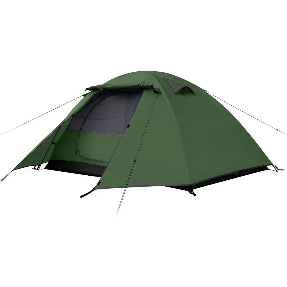 

Camping Tent 2Person,Waterproof & Windproof Lightweight Backpacking Tent Suitable for Outdoor,Hiking,Camping, Mountaineering