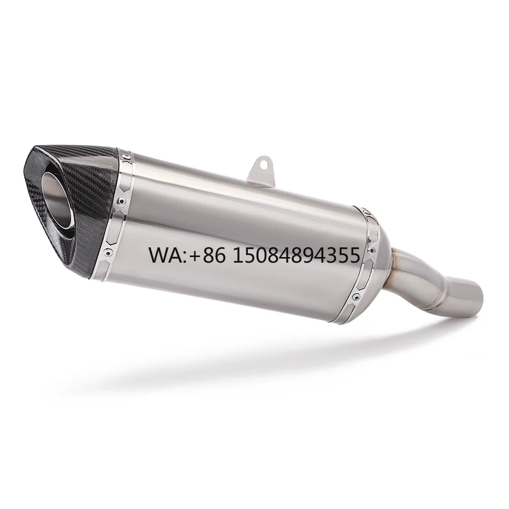 

For ZX6R ZX 6R Ninja 636 Motorcycle Exhaust Modified Titanium Alloy Medium Link Pipe Connect Muffler Original