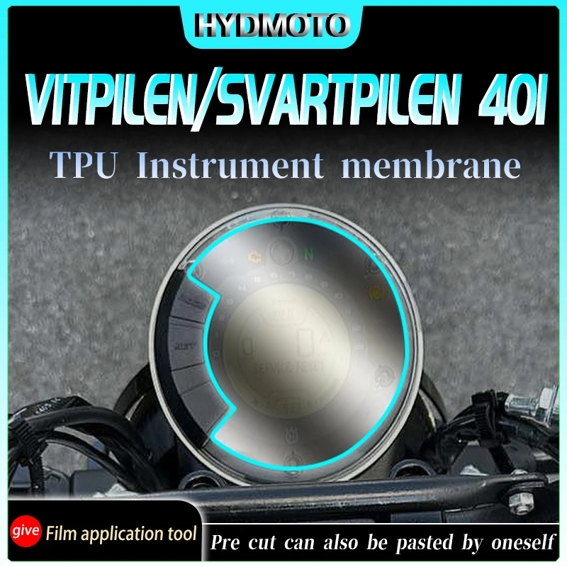 For Husqvarna Svartpilen 401 VITPILEN 401 2019-2023 Headlight film instrument film modification accessories