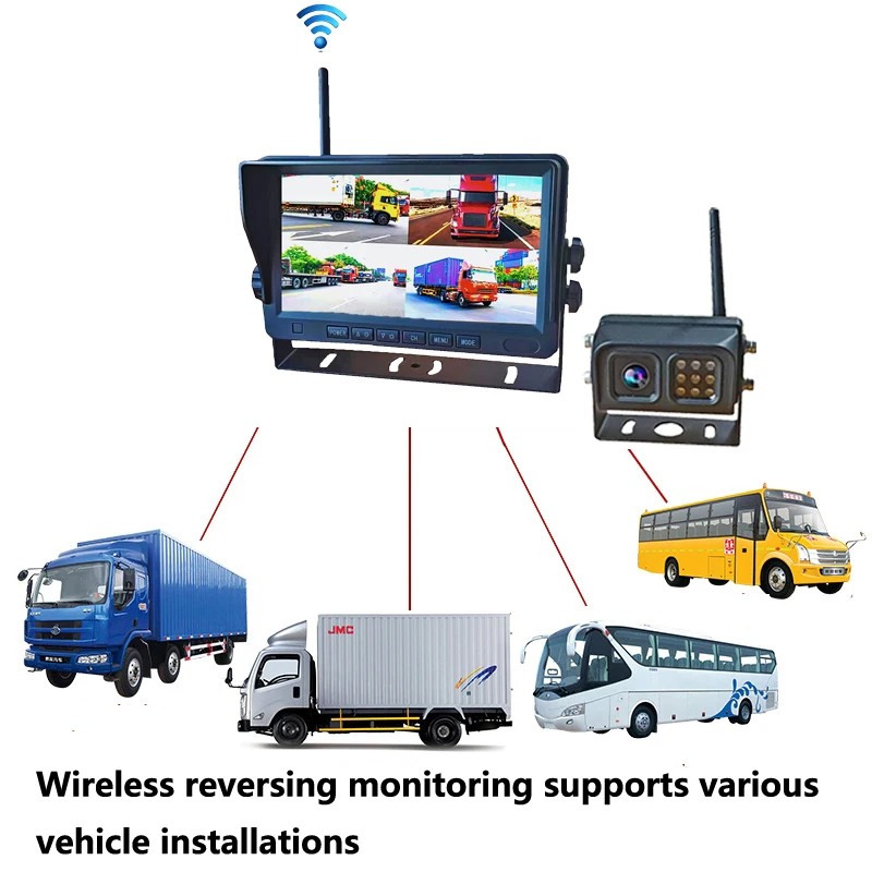 Vehicle-mounted Wireless Camera, Vehicle Driving Recorder, Truck Black Box,Reversing Rear-View high-Definition Digital Night Vi