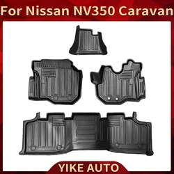 For Nissan NV350 Caravan E26 2013-2021 RHD Car All-Weather Foot Mats Odorless Pad Waterproof Tray Mat Interior Accessories