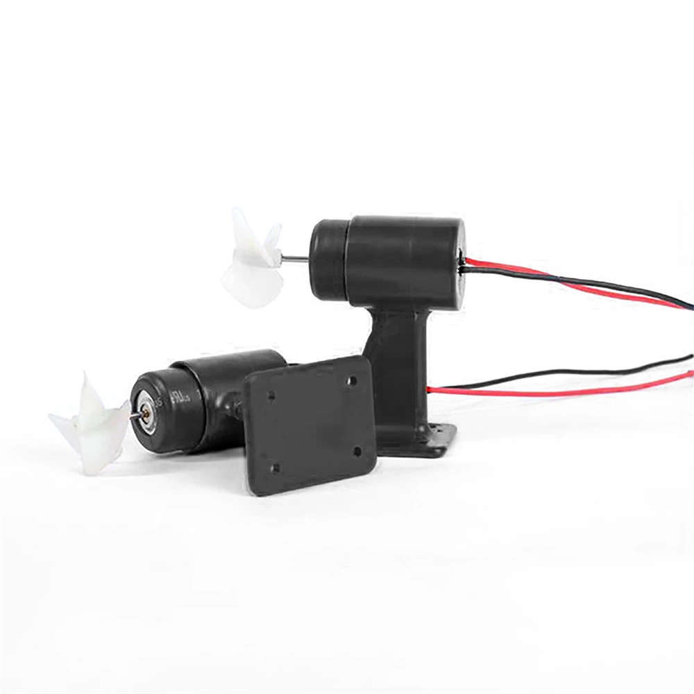 12V Obverse/Reverse Jet Boat Underwater 3-blades Propeller Motor-Engine Thruster for RC ROV Robot Bait Boat Submarine Toy Part