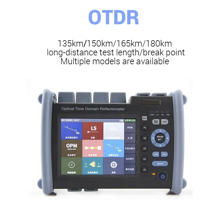 FONGKO OTDR 1625 1650 nm iolm Tester Machine Price Equipment MM SM SM/MM Mini Fiber Gpon Ftth PON Reflectometer