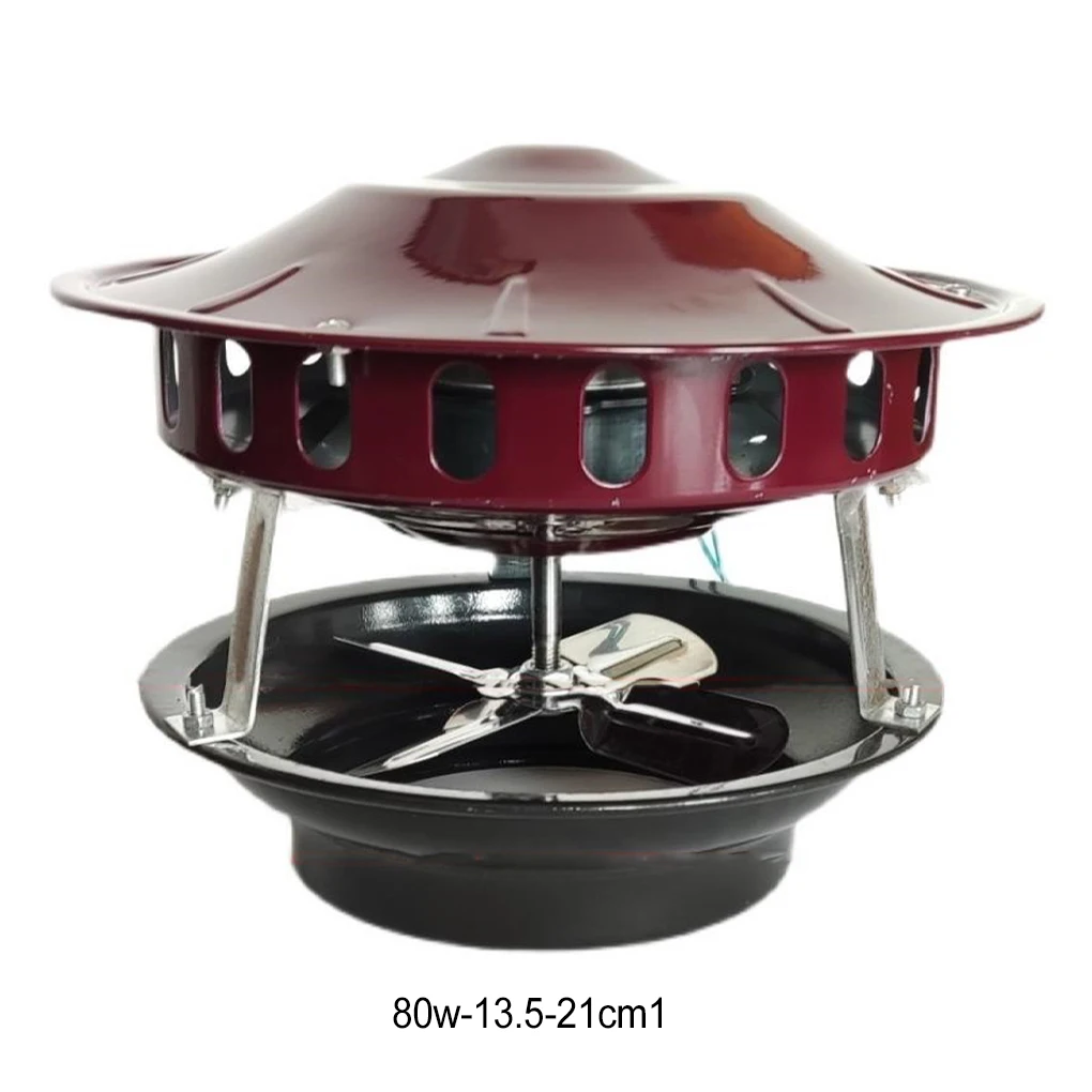 Metal Chimney Induced Smoke Machine Prevent Smoke Falling Efficient Heat Dissipation Strong Wind