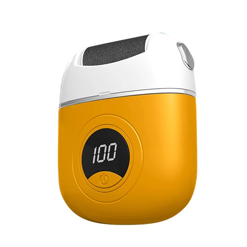 Nuovo smerigliatrice elettrica per piedi con display digitale, scrubber per piedi, rimozione della pelle morta, strumento per pedicure, rimozione calli tallone, pietra abrasiva per suola del piede