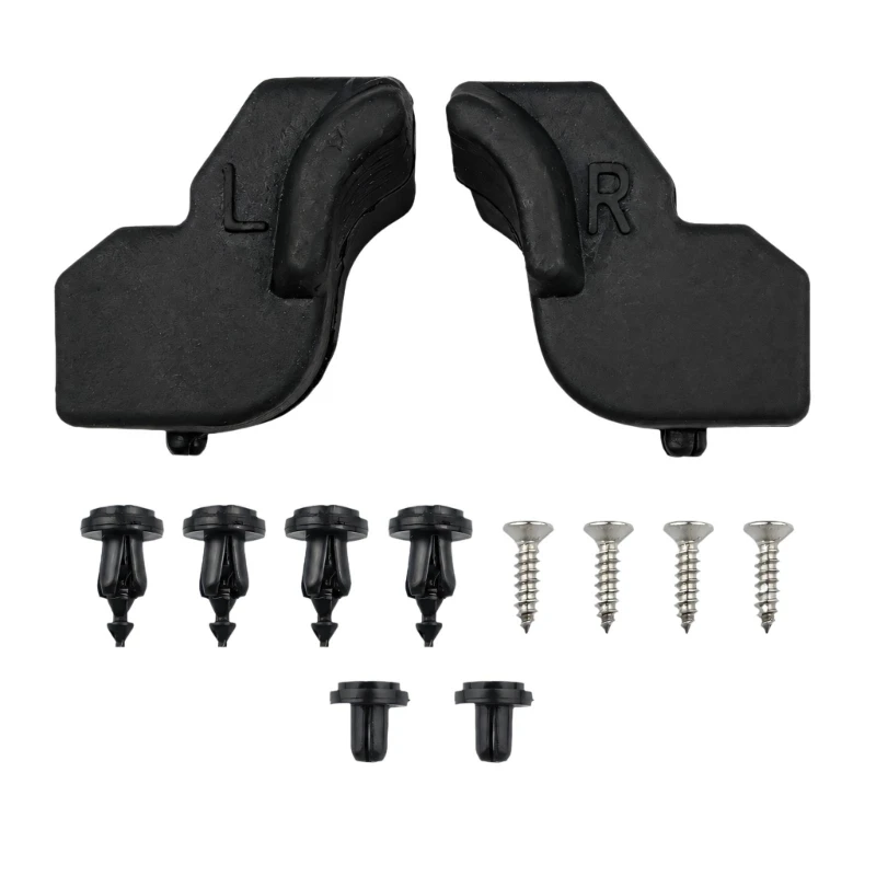 400B Rear Gate Contact Bumper Set, Rubber Buffer Blocks for Existing Mount Point Repair with Part Number Matching Support in