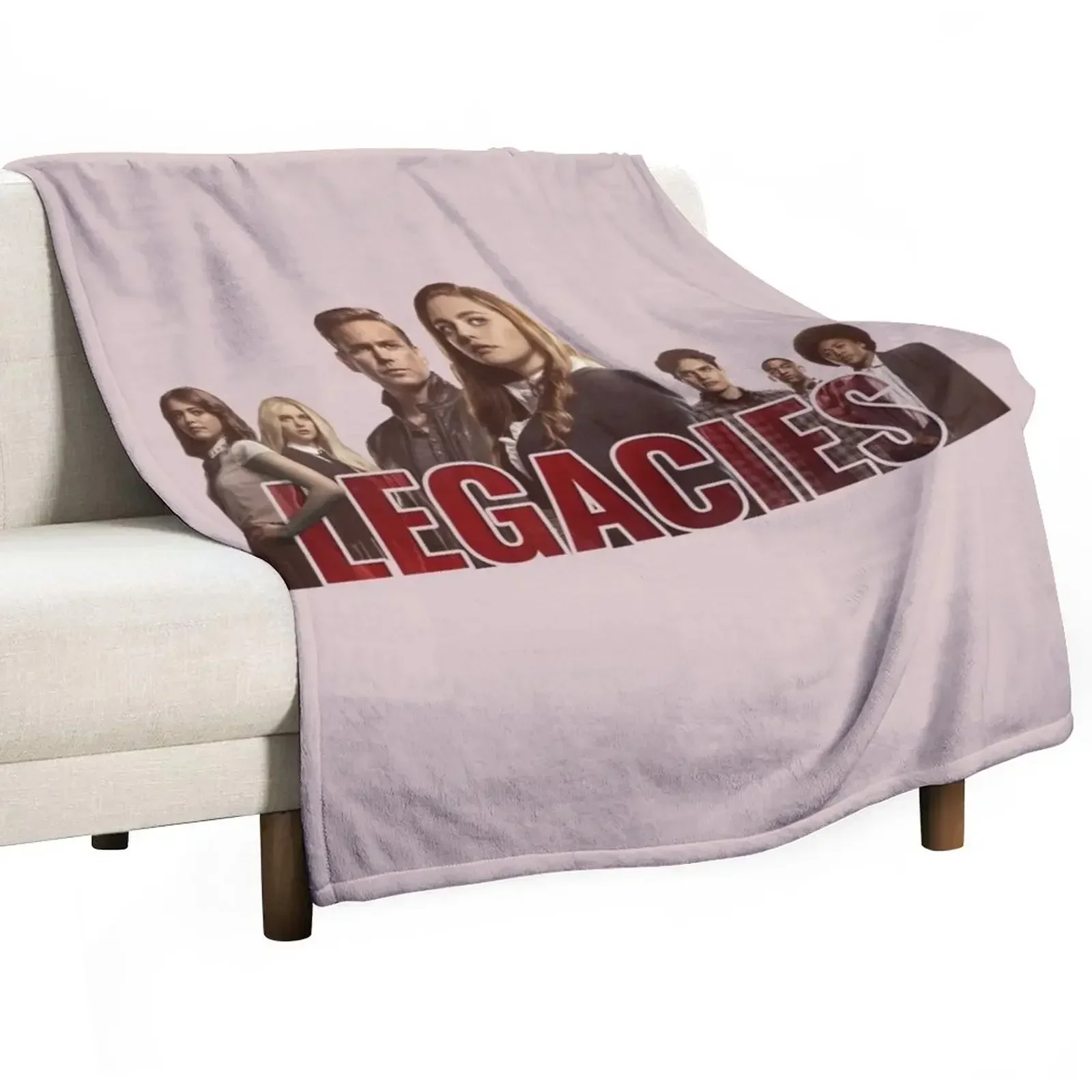 Legacies Characters Poster Design Throw Blanket Bed Soft Blankets