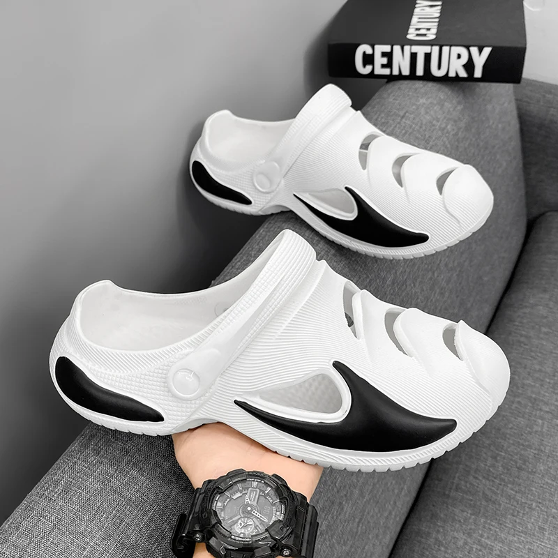 Sports Closed-Toe Sandals for Men and Women, with Integrated Eva Soft Sole, Breathable Summer Shoes for Beach Vacations and Water Activities view 3