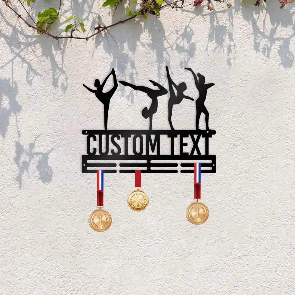 1pc Cartoon Ballett tanz Benutzerdefinierte Name Metall Wand Zeichen Eisen Wand Plaque Decor Wohnzimmer Schlafzimmer Abnehmbare