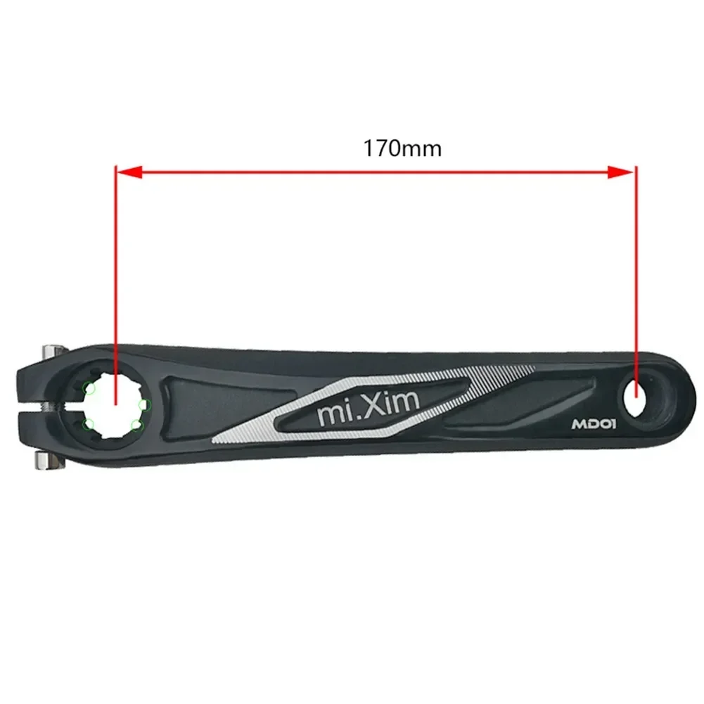 1pc MTB Bike Crank Arm Aluminum Alloy 170mm 10T Left Hand Crankset For SHIMAN0 SR AM Mountain Bicycle Cycling Parts