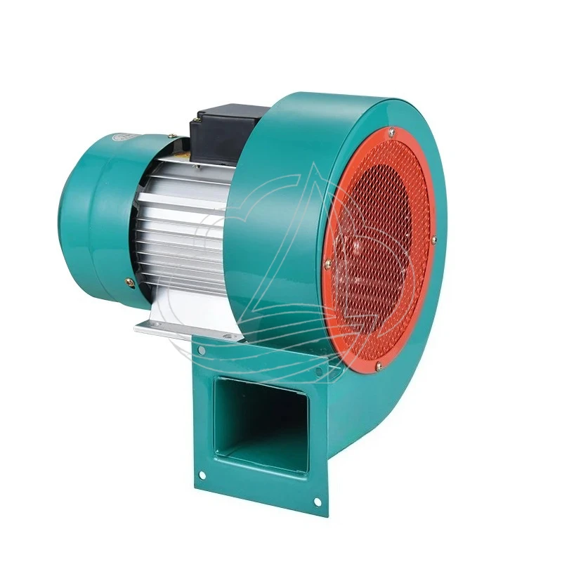 Industrial Centrifugal Blower, 380V High Temp Resistant Multi-wing Fan, 250W Induced Draft Ventilation Equipment