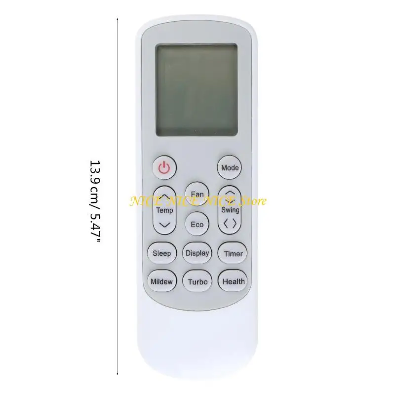 Versi bahasa Inggris Remote Control AC Remote Control diganti untuk