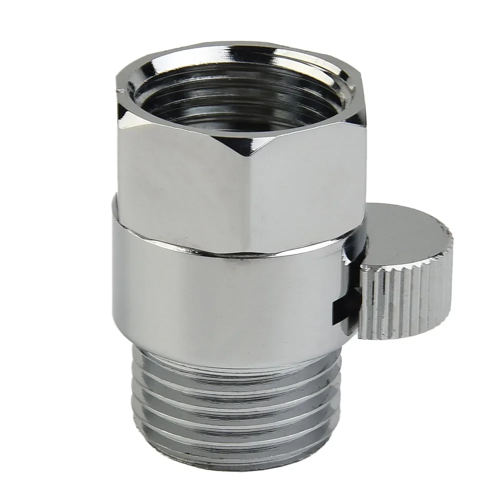 

Faucet Diverter On Off Valve Brass Discrete For Shower Head Hand Shower Polished Chrome Shower Head Hose Adapter