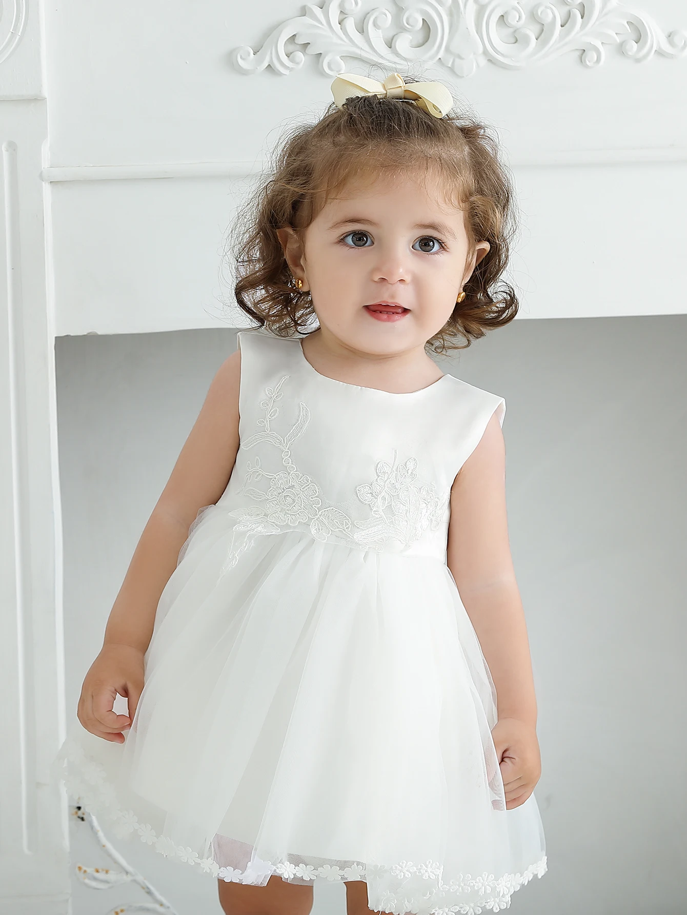 Baby Baptism Dress Girls Beautiful Birthday High Quality Wedding Prom Cute Embroidered New Design Special Occasions Dress