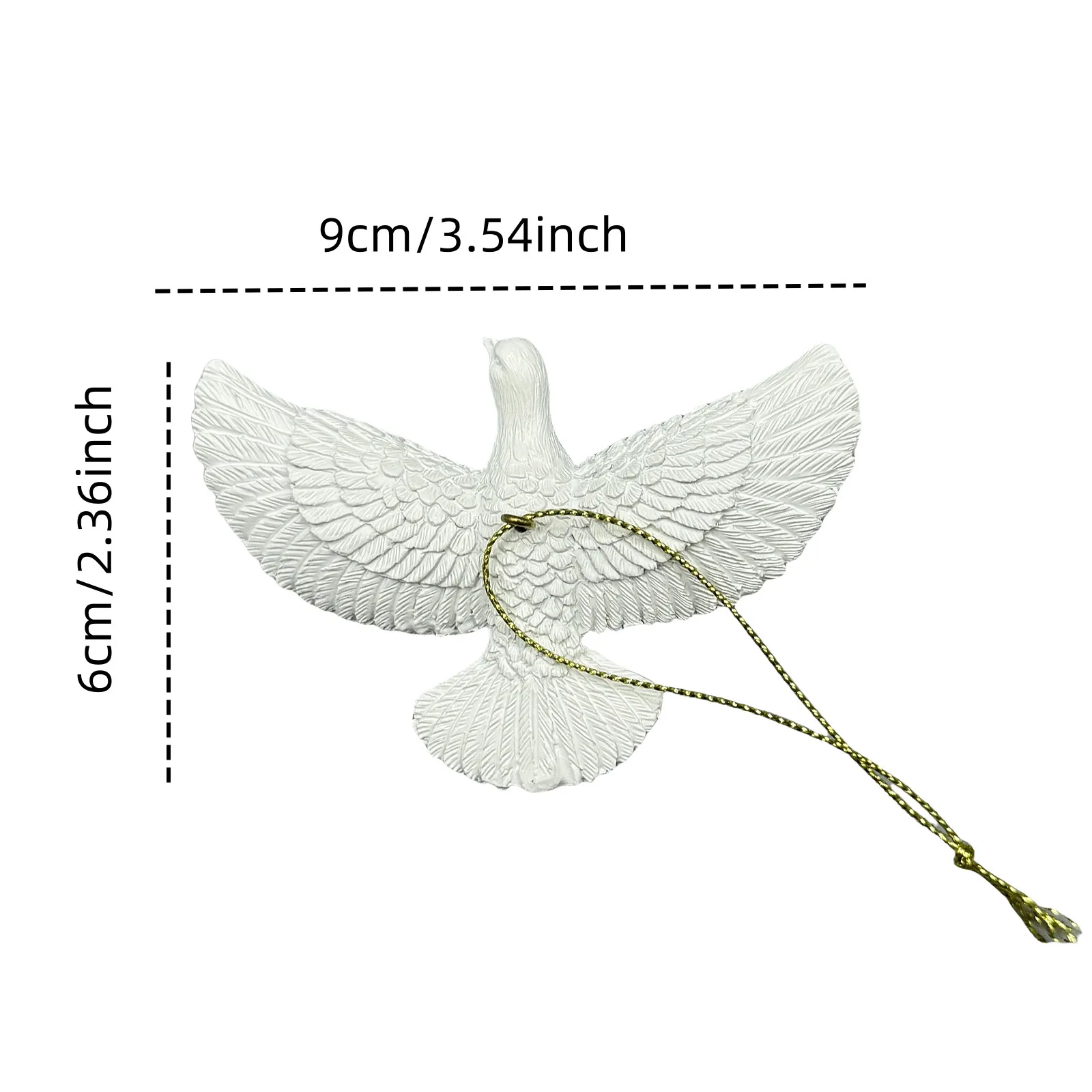 Peace Dove Style Simulation Hanging Piece Creative Statue Home Decoration Courtyard Creative Simulation