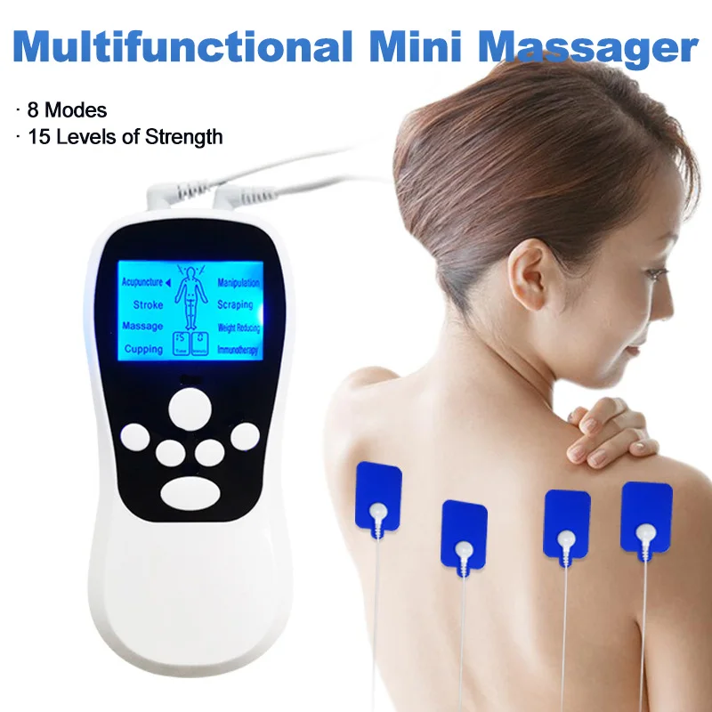 

Электрический стимулятор мышц Tens Ems, иглоукалывание, массажер для лица и тела, цифровая терапия, инструмент для массажа геральда, электростимулятор