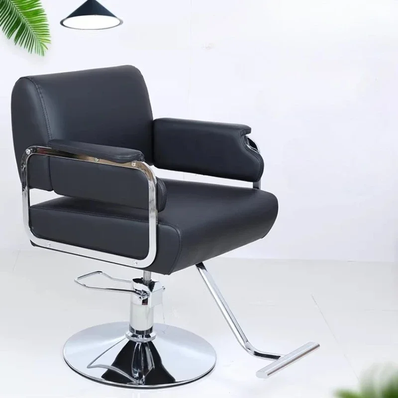 

Современное парикмахерское кресло с подставкой для ног, профессиональное, минималистичное, удобное, для салона красоты, мебель для парикмахерской
