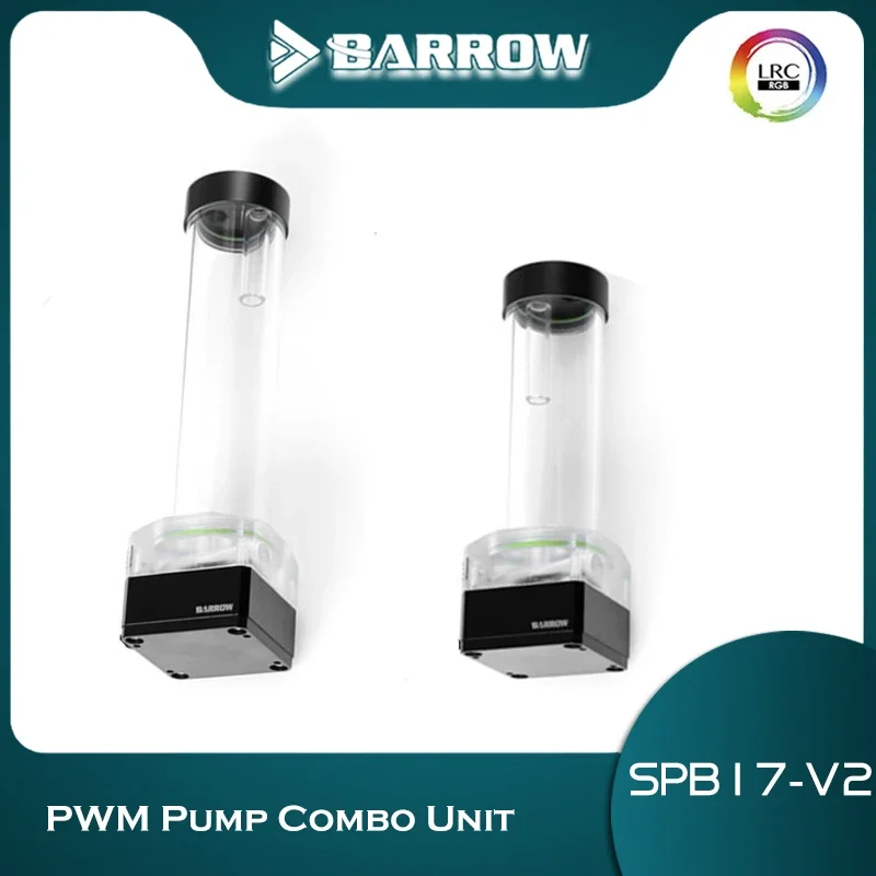 Barrow DDC Pump Reservoir Combo Kit 17W PWM PUMP +195mm 245mm/295mm Water Tank For PC Cooling System