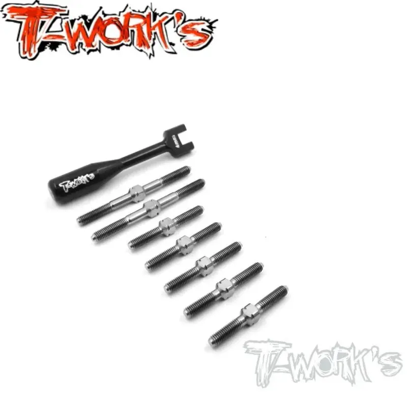 Original T works  TB-095 64 Titanium Turnbuckle Set ( For Kyosho TF7 ) Rc part