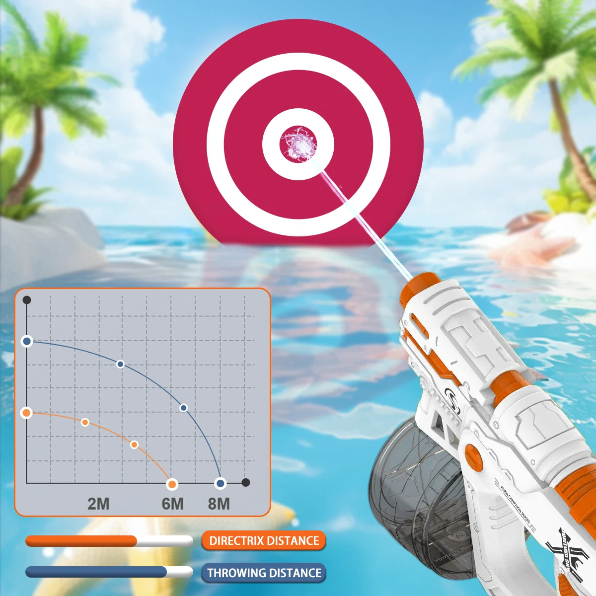 연속 전기 물총 완전 자동 어린이 대용량 여름 야외 물총 장난감