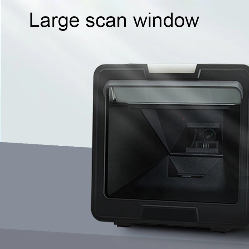 Omnidirectional USB Wired Desktop Barcode Reader 1D 2D PDF417 Data Matrix Bar Code Reader Automatic Scanning for Retail