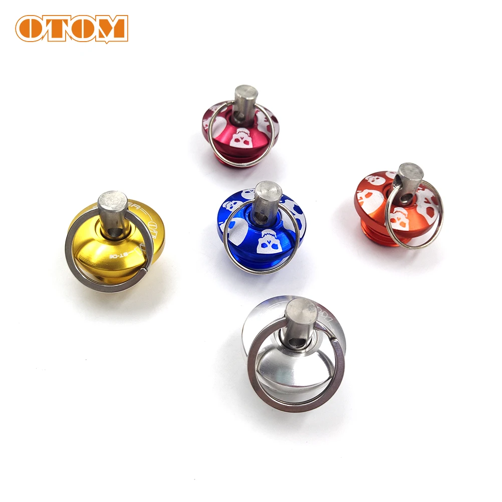 OTOM Safety Oil Filler Plug Anti-theft Bolt Aluminum Stopper Cap For ZONGSHEN Engine NC250 NC450 KAYO Motoland BSE Megelli Xmoto