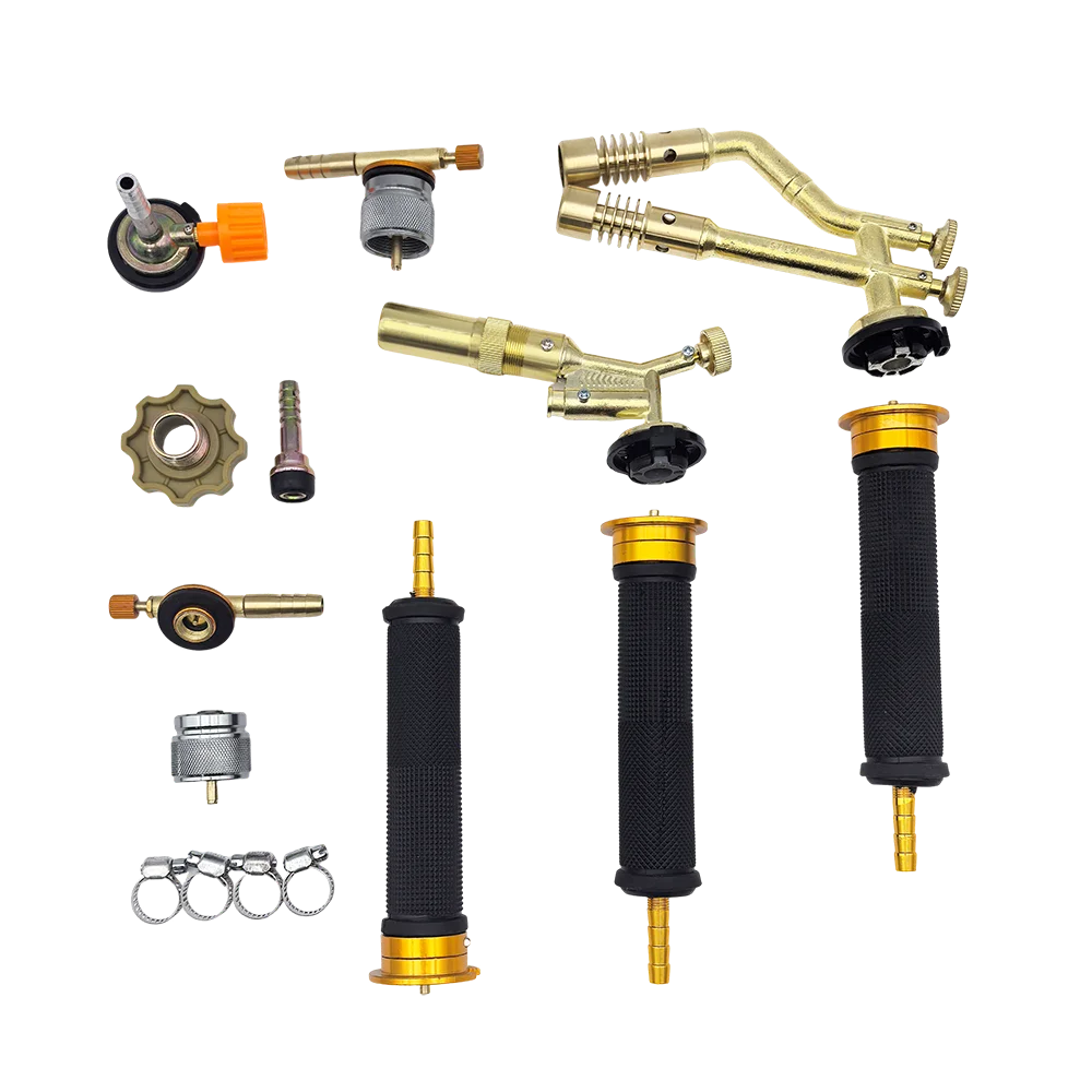 Universal Cartridge Torch Handle Ergonomic Grip for Gas Torch Extension Hose Welding Soldering Heating Firegun Handle