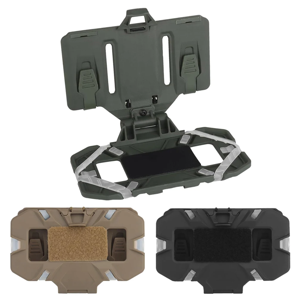 Tactical Folded Navigation Board Practical Chest Bag Map Case Mobile Phone Holder Pouch Molle Vest Airsoft Accessories