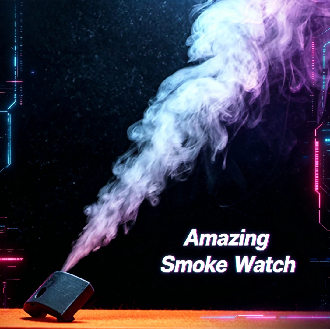 Magic Tricks Amazing Smoke Watch Arm Arc-shaped Control Smoke Device Props Mentalism Close Up Street Magician Illusion Gimmick