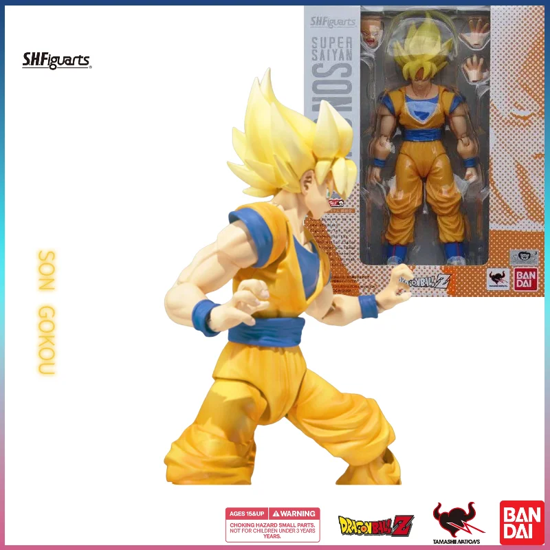 

In Stock Authentic Bandai S.H.Figuarts Dragon Ball Z SUPER SAIYAN SON GOKOU（Angel Halo Ver.）1/12 Scale Collectible Action Figure