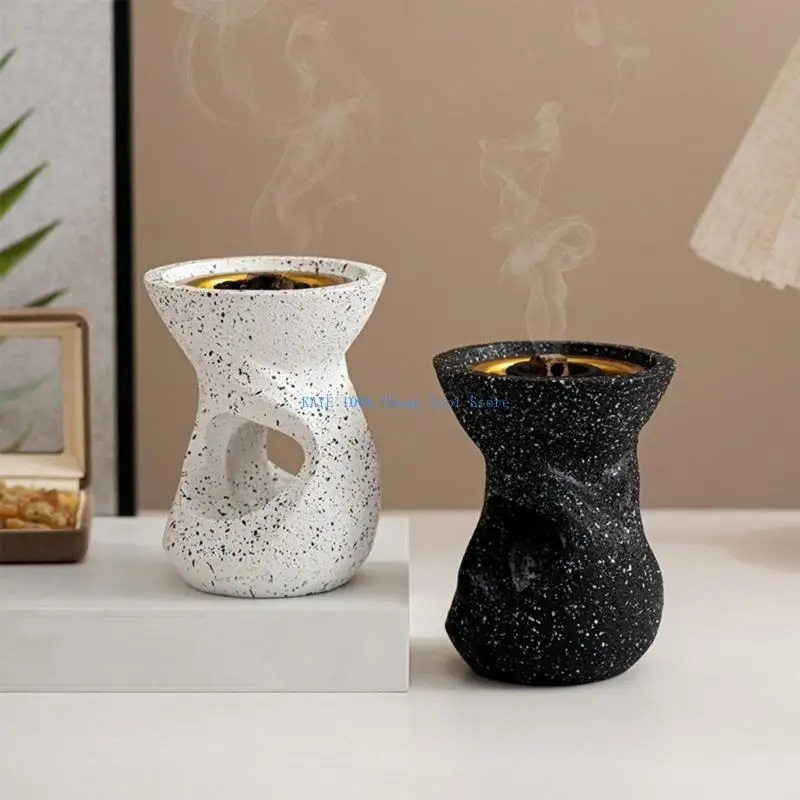 

G6KA Resin Incenses Burners Aromatherapies Incenses Holder Handheld Designs Middle Eastern Styles Desk Decors for Cultural Event