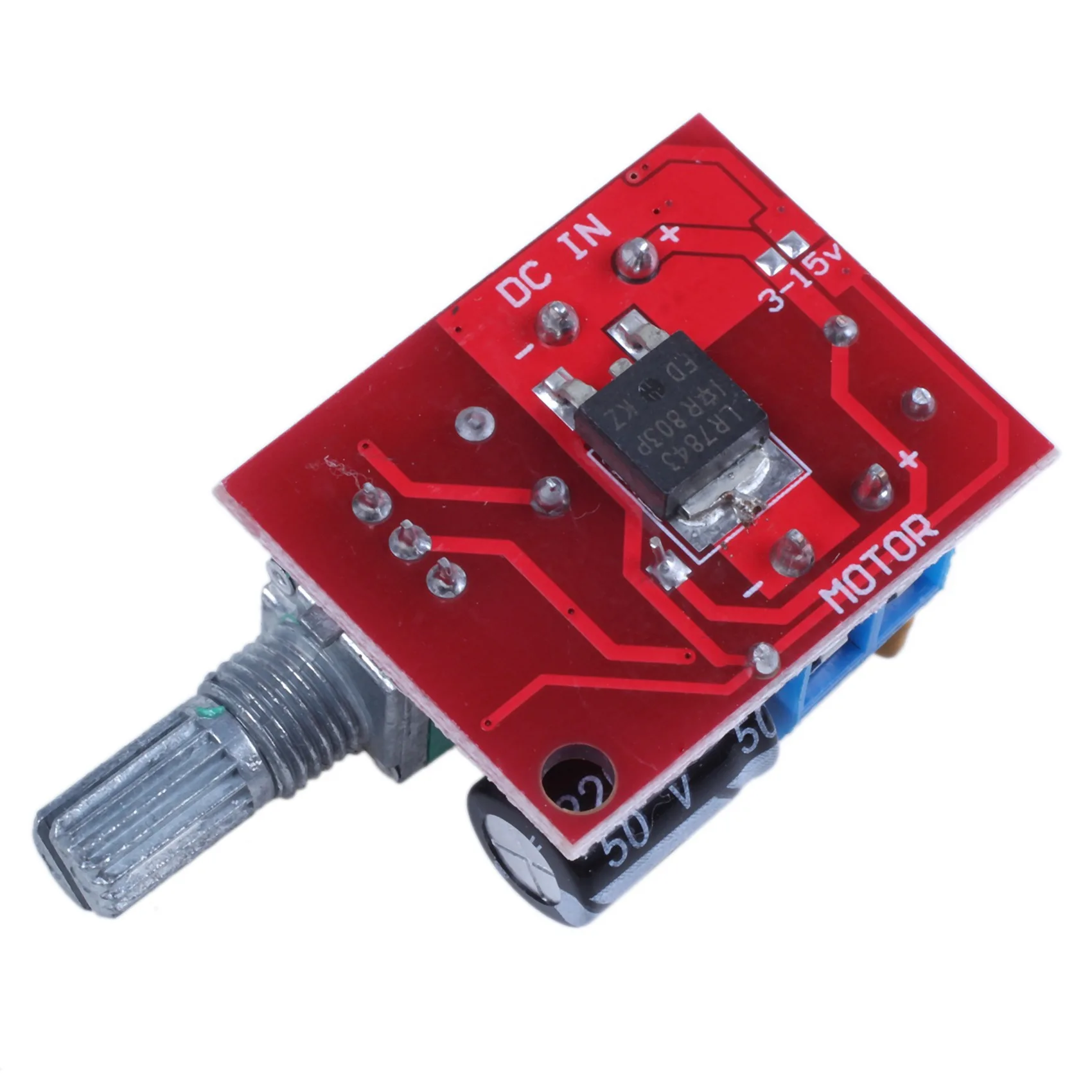 ABGH-3X Mini DC Motor PWM Speed Controller 3V 6V 12V 24V 35VDC 90W 5A DC Motor Speed Control Switch LED Dimmer